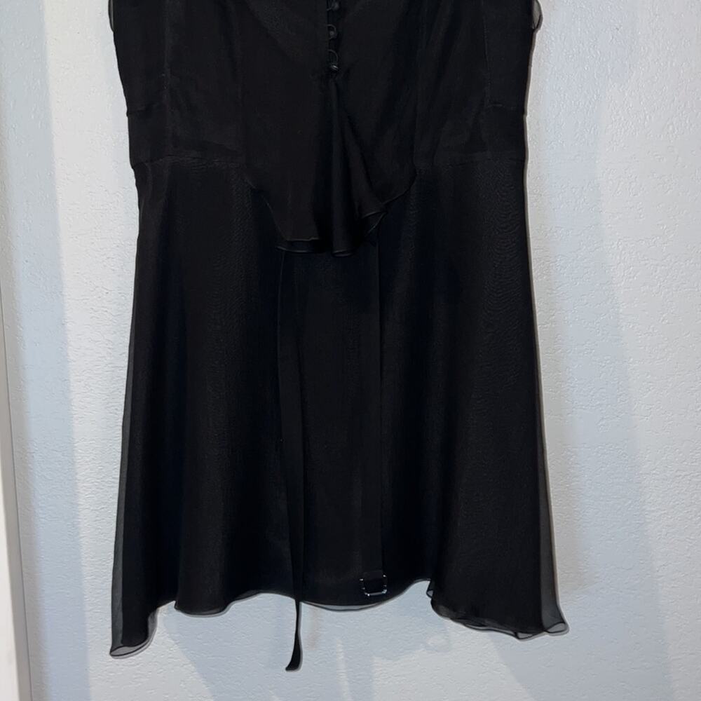 Chloe Black Silk Dress - Size 38 - Picture 3 of 16